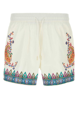 White polyester swimming shorts ETRO (MRPB000299SPSG2)