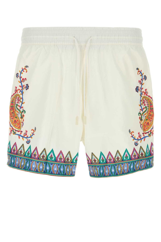 White polyester swimming shorts ETRO (MRPB000299SPSG2)