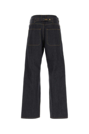 Dark blue denim jeans Black THOM BROWNE (MTU345SF1101)