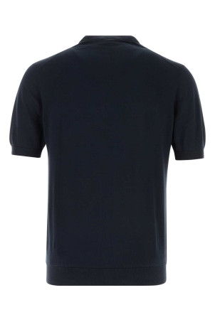 Navy blue cotton sweater FEDELI (MU0D8014)