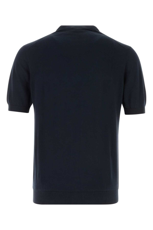 Navy blue cotton sweater FEDELI (MU0D8014)