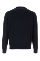 Navy blue cotton sweater FEDELI (MUD8001)