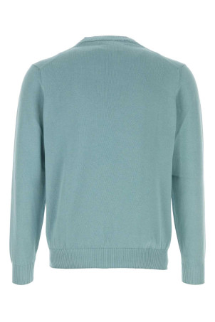 Light-blue cotton sweater FEDELI (MUD8001)