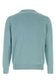 Light-blue cotton sweater FEDELI (MUD8001)