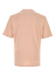 Salmon linen blend t-shirt BRUNELLO CUCINELLI (MW8351308)