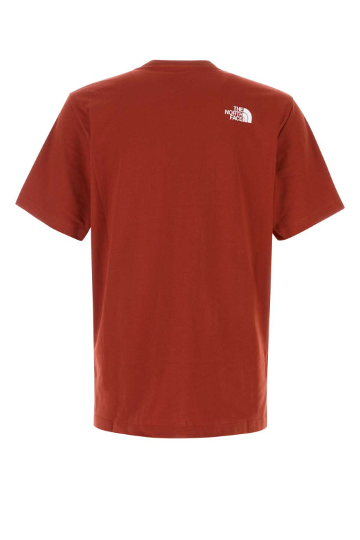 Red cotton blend t-shirt THE NORTH FACE (NF0A8B6J)