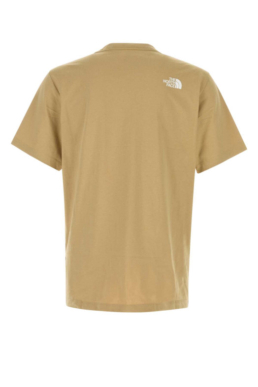 Mustard cotton blend t-shirt THE NORTH FACE (NF0A8B6J)