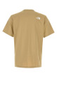 Mustard cotton blend t-shirt THE NORTH FACE (NF0A8B6J)