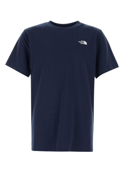 Navy blue cotton blend t-shirt THE NORTH FACE (NF0A8CZ2)