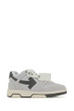 Grey fabric and suede Out Of Office sneakers OFF WHITE (OMIA189F25LEA005)