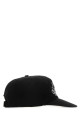 Black cotton baseball cap OFF WHITE (OMLB022S21FAB003)