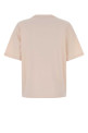 Pastel pink cotton t-shirt MAISON KITSUNE (OW00130KJ0119)