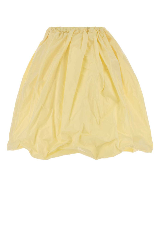 Cream taffeta skirt PRADA (P136ISOOO18LN)