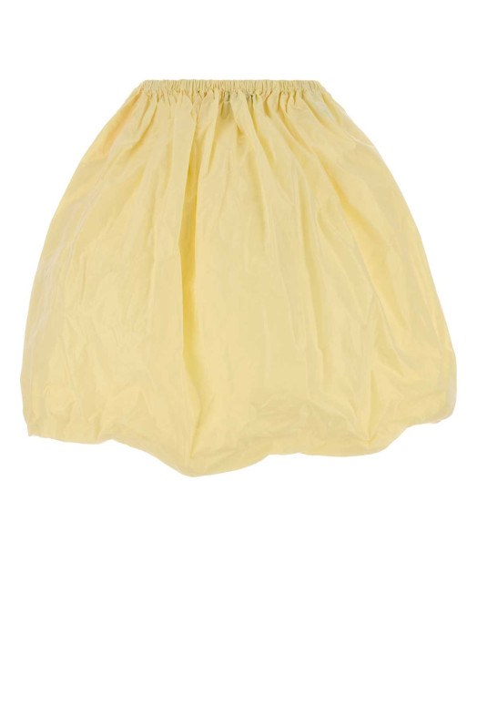 Cream taffeta skirt PRADA (P136ISOOO18LN)