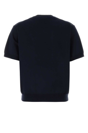 Midnight blue knit t-shirt PRADA (P24B3DSOOO19DA)