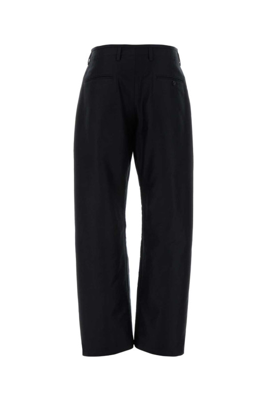 Black cotton wide-leg pant LEMAIRE (PA1269LF1539)
