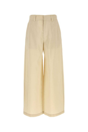 Sand silk blend wide-leg pant LEMAIRE (PA1291LF1308)