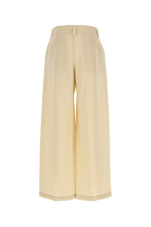 Sand silk blend wide-leg pant LEMAIRE (PA1291LF1308)
