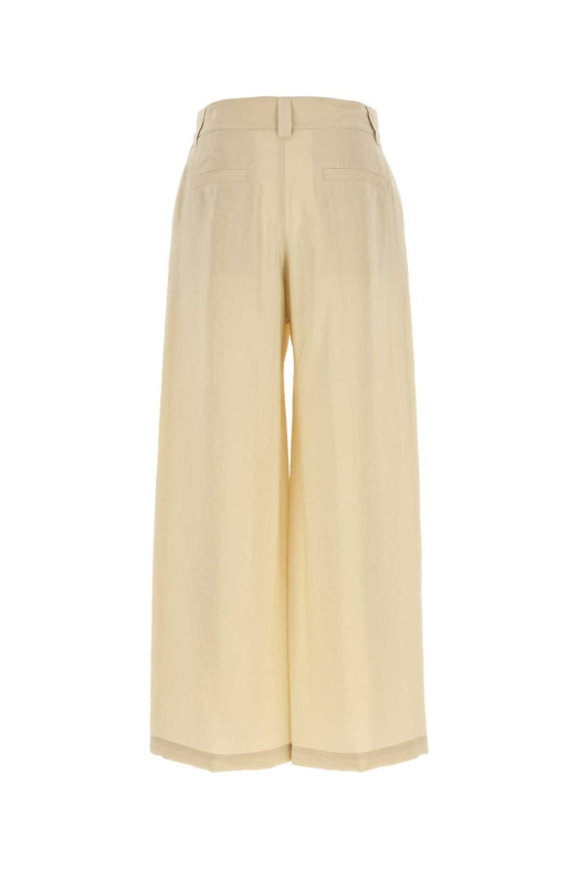 Sand silk blend wide-leg pant LEMAIRE (PA1291LF1308)