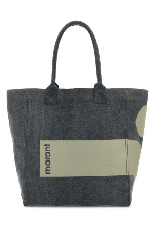 Melange grey cotton Yenky shopping bag ISABEL MARANT (PM0001FBD1X07M)