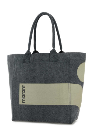 Melange grey cotton Yenky shopping bag ISABEL MARANT (PM0001FBD1X07M)