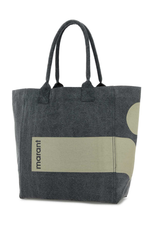 Melange grey cotton Yenky shopping bag ISABEL MARANT (PM0001FBD1X07M)