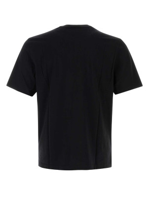 Black cotton t-shirt MAISON KITSUNE (PM00107KJ7026)