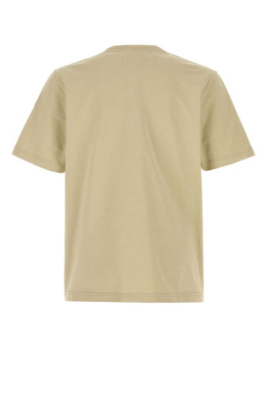 Khaki cotton t-shirt MAISON KITSUNE (PM00108KJ7025)