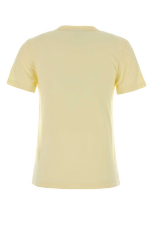 Yellow cotton t-shirt MAISON KITSUNE (PW00113KJ7026)