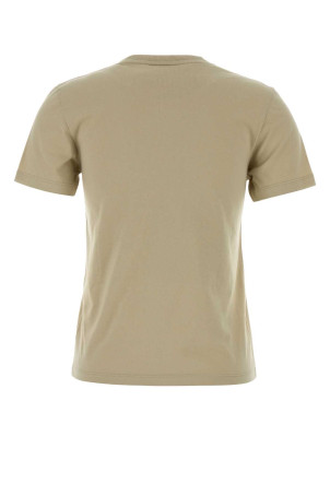 Beige cotton t-shirt MAISON KITSUNE (PW00115KJ7026)