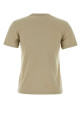 Beige cotton t-shirt MAISON KITSUNE (PW00115KJ7026)