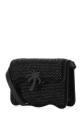 Embellished leather micro Palm Beach crossbody bag Black PALM ANGELS (PWNX001S23LEA003)