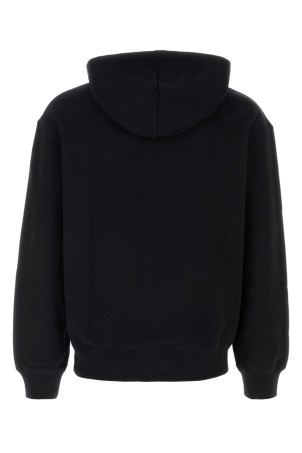 Black cotton sweatshirt MAISON KITSUNE (QM00700KM0341)