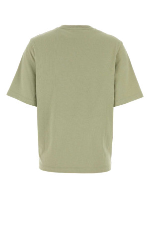 Sage green cotton t-shirt MAISON KITSUNE (QW00114KJ0119)