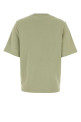 Sage green cotton t-shirt MAISON KITSUNE (QW00114KJ0119)