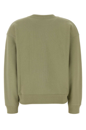 Sage green cotton sweatshirt MAISON KITSUNE (QW00306KM0341)
