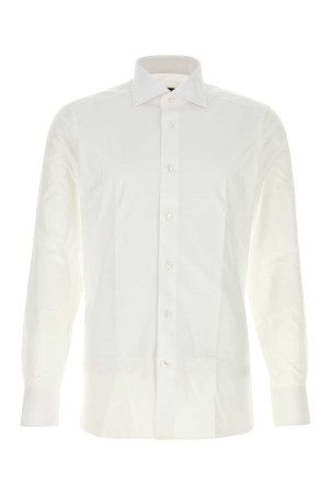 White piquet shirt ZEGNA (RCT10319MS0BA)