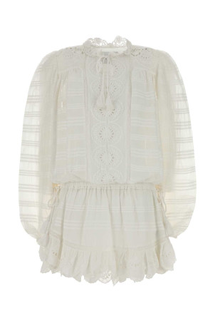 White cotton Preya mini dress ISABEL MARANT ETOILE (RO0952FAD1J05E)