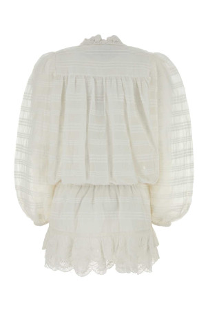 White cotton Preya mini dress ISABEL MARANT ETOILE (RO0952FAD1J05E)