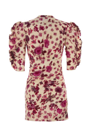 Printed stretch silk Doris mini dress ISABEL MARANT (RO1059FAD1J11I)