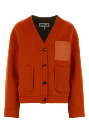 Orange wool blend cardigan LOEWE (S359Y02XFU)