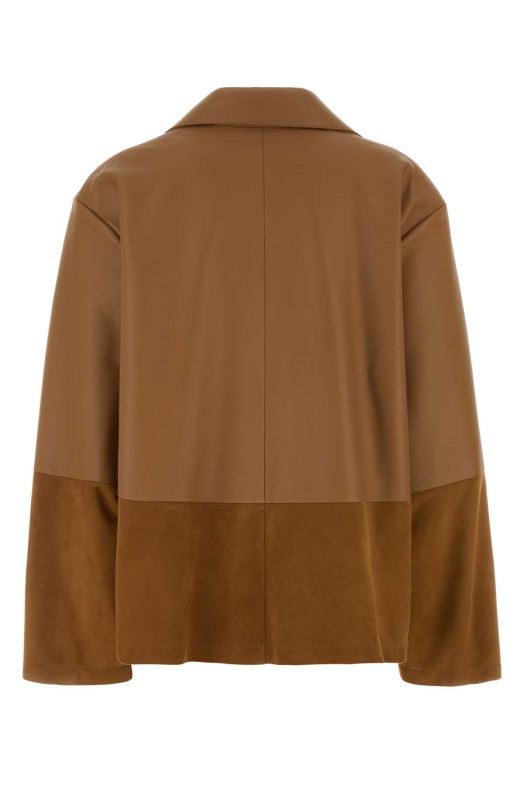 Camel leather and suede shirt LOEWE (S359Y31L32)