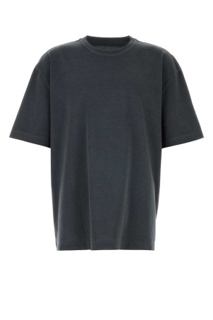Charcoal cotton oversize t-shirt MAISON MARGIELA (S50GC0646S23883)