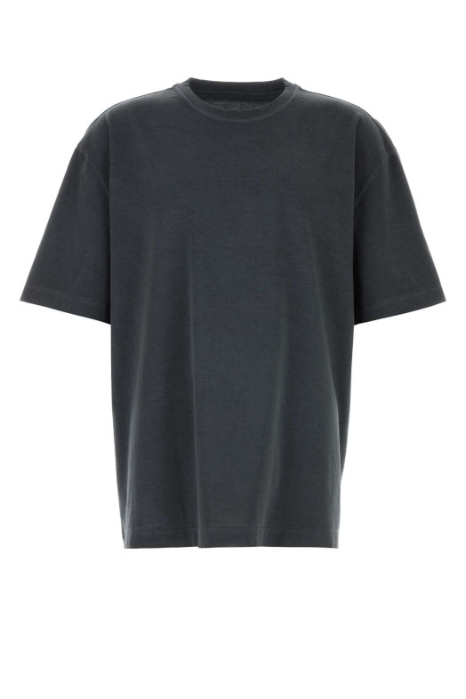 Charcoal cotton oversize t-shirt MAISON MARGIELA (S50GC0646S23883)