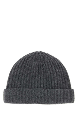 Dark grey wool beanie hat MAISON MARGIELA (S50TB0016M13226)