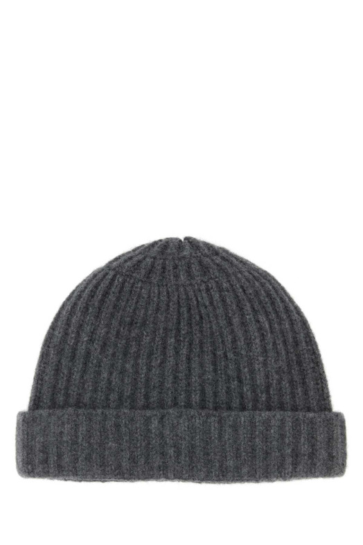 Dark grey wool beanie hat MAISON MARGIELA (S50TB0016M13226)