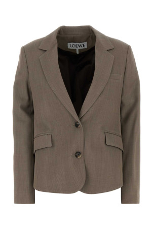 Cappuccino wool blazer Beige LOEWE (S540Y03XBM)