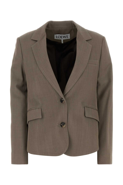 Cappuccino wool blazer Beige LOEWE (S540Y03XBM)