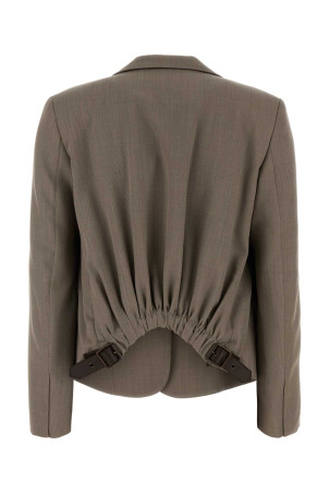 Cappuccino wool blazer Beige LOEWE (S540Y03XBM)