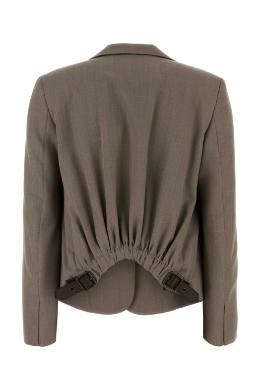 Cappuccino wool blazer Beige LOEWE (S540Y03XBM)